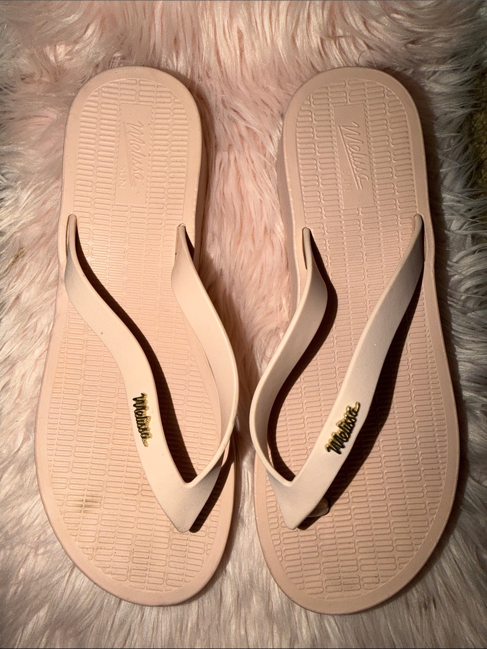 Melissa Women's Blush Beige Flip Flop Sandals